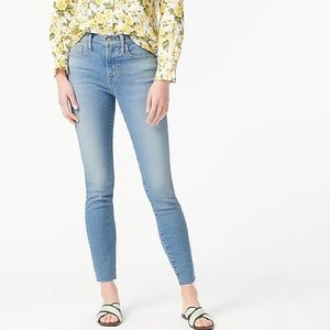J. Crew 9" High-Rise Toothpick Jeans Hamden wash